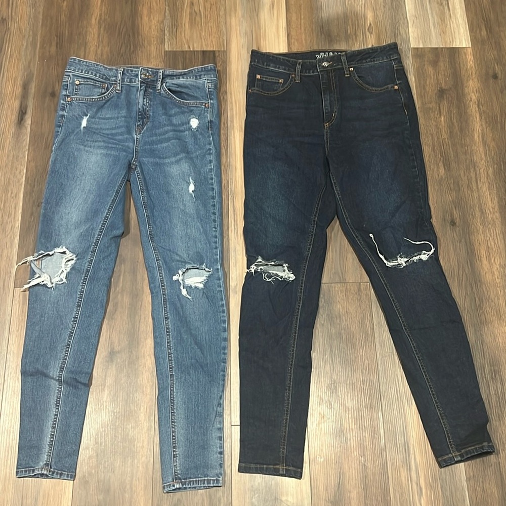 TWO Wild Fable High Rise Skinny Ripped Jeans